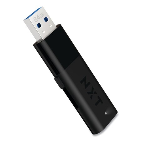 Nxt Technologies USB 3.0 Flash Drive, 64 GB, Black, 4PK NX56889-US/CC